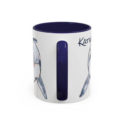 Katina Orca Whale Accent Coffee Mug (11, 15oz)