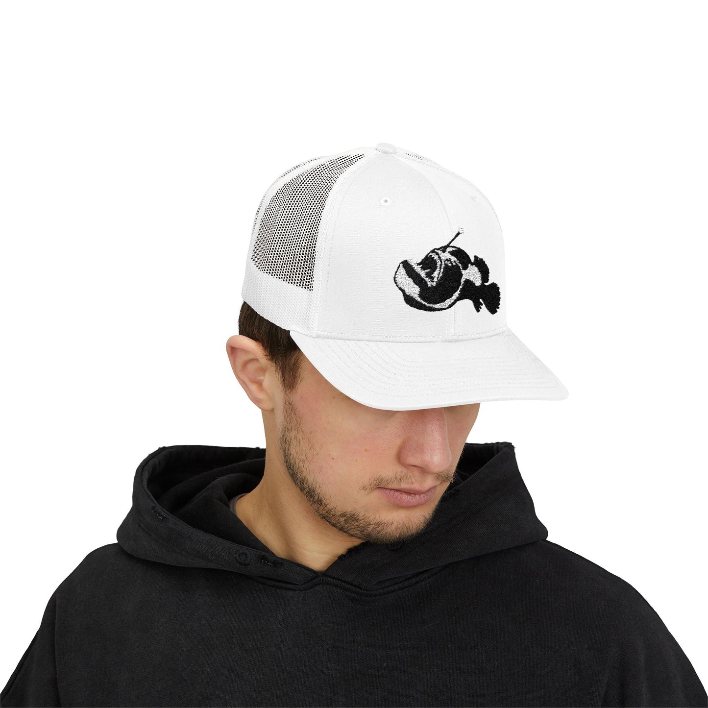 Angler Fish Snapback Trucker Cap