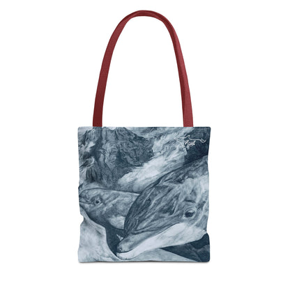 Dolphin Summit Tote Bag (AOP)