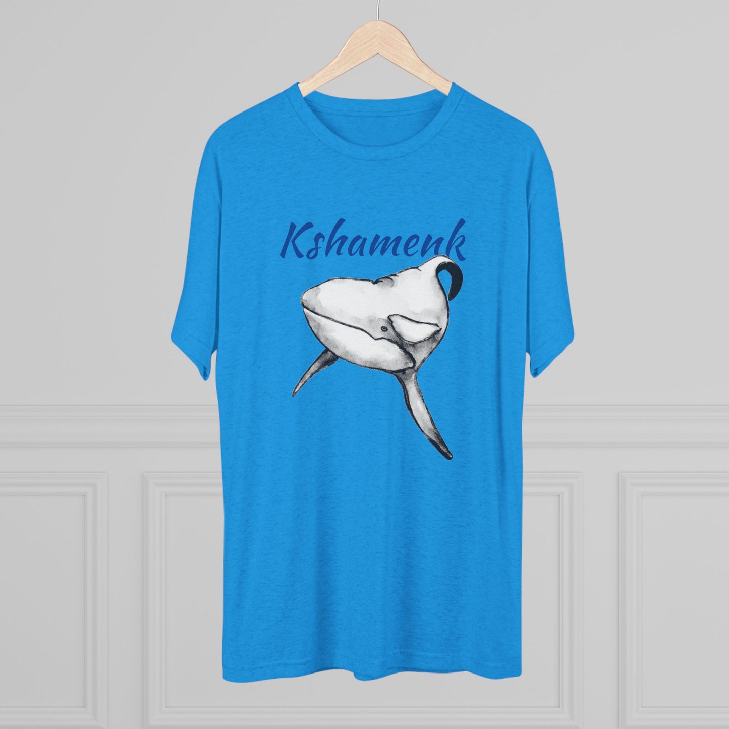 Kshamenk Orca Whale Unisex Tri-Blend Crew Tee