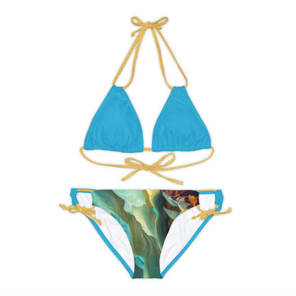 Dolphin Strappy Bikini Set (AOP)