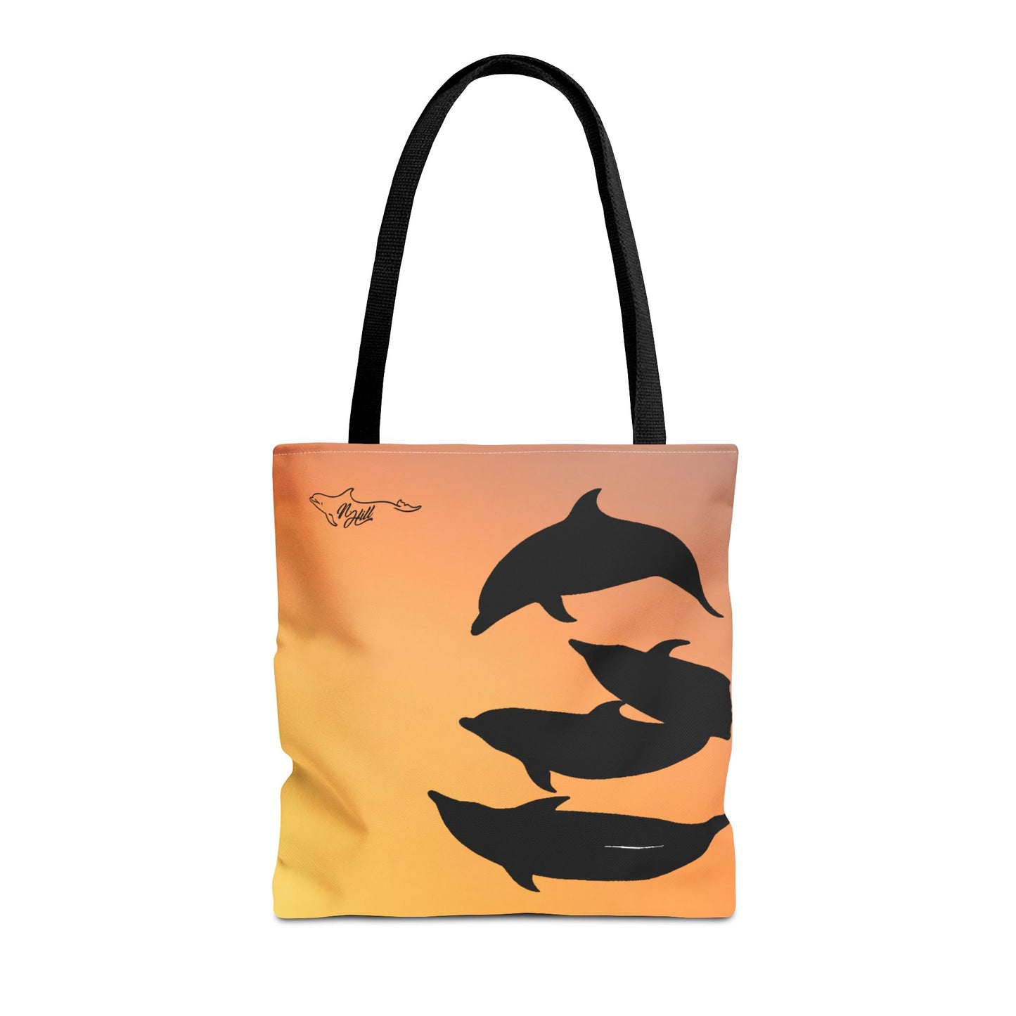 Bowriding Dolphins Tote Bag (AOP)