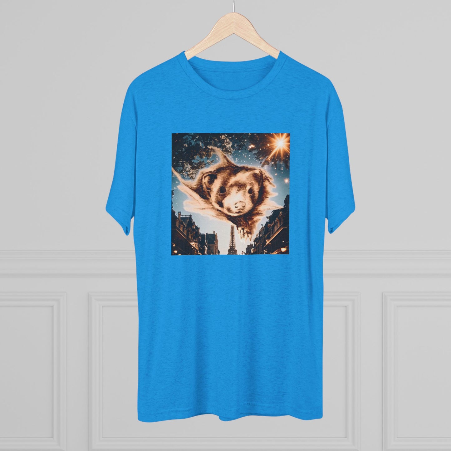 Paris Ferret Unisex Tri-Blend Crew Tee