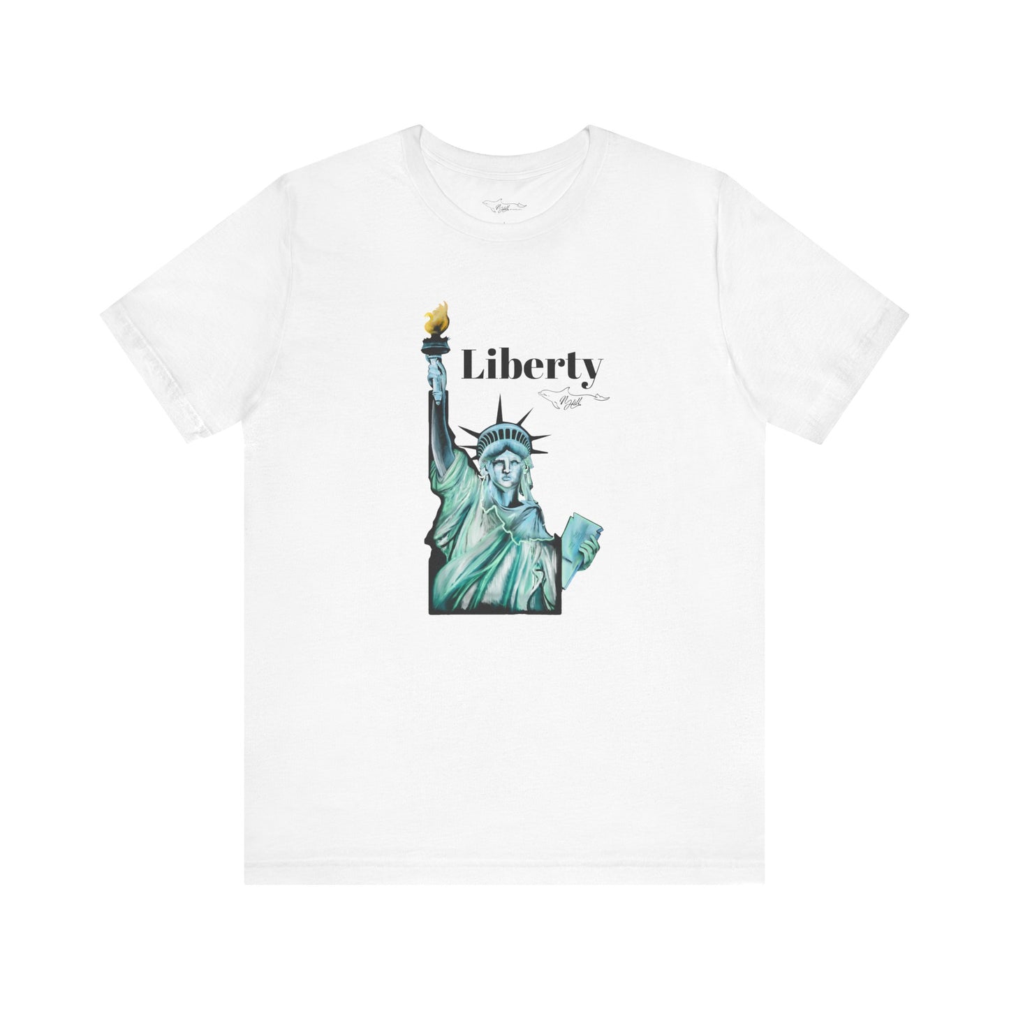 Idaho Statue of Liberty Unisex Jersey Short Sleeve Tee