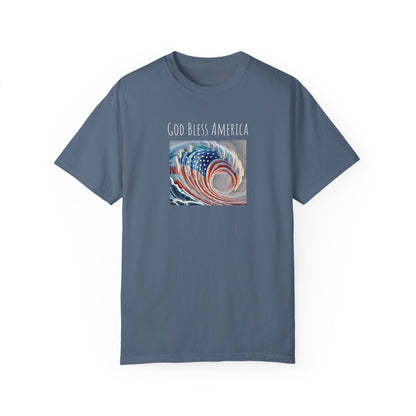 God Bless America Unisex Garment-Dyed T-shirt