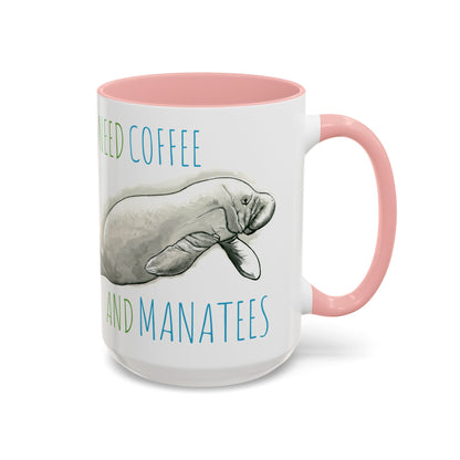 Manatee Accent Coffee Mug 15oz