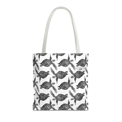 Sea Turtle Tote Bag White(AOP)