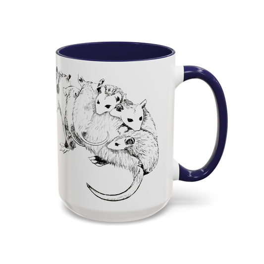 Opossum Accent Coffee Mug (11, 15oz)