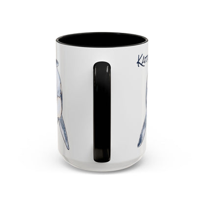 Katina Orca Whale Accent Coffee Mug (11, 15oz)