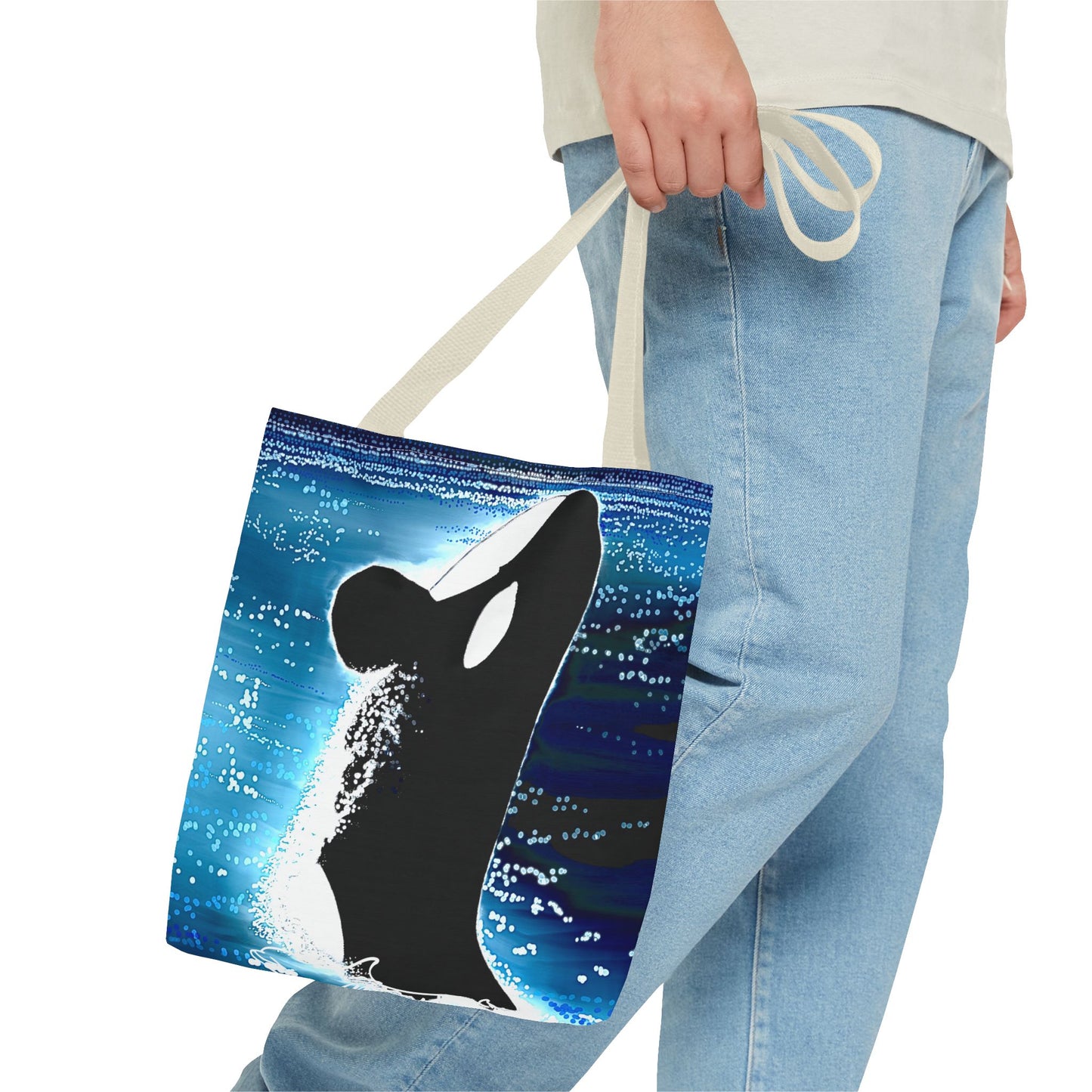 Orca Night Tote Bag (AOP)