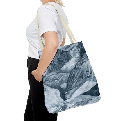 Dolphin Summit Tote Bag (AOP)