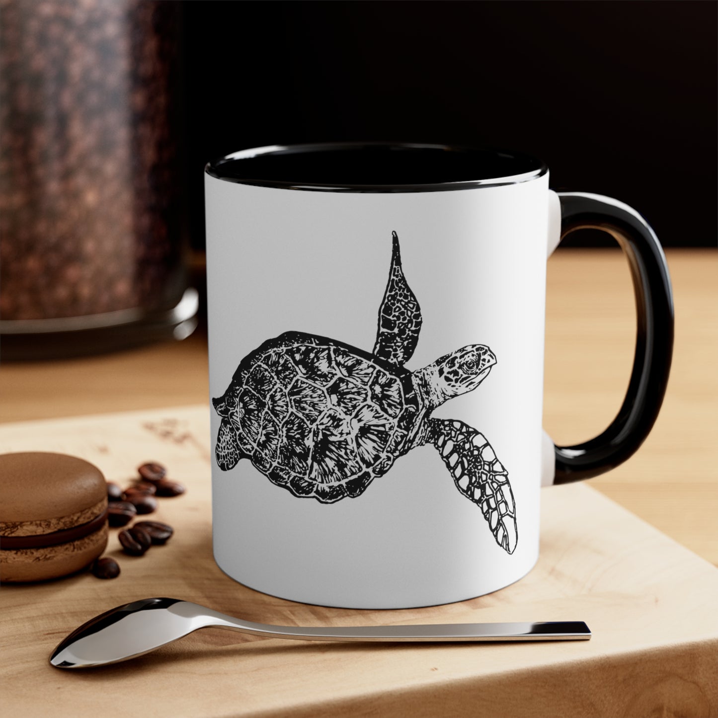 Sea Turtle Accent Coffee Mug, 11oz