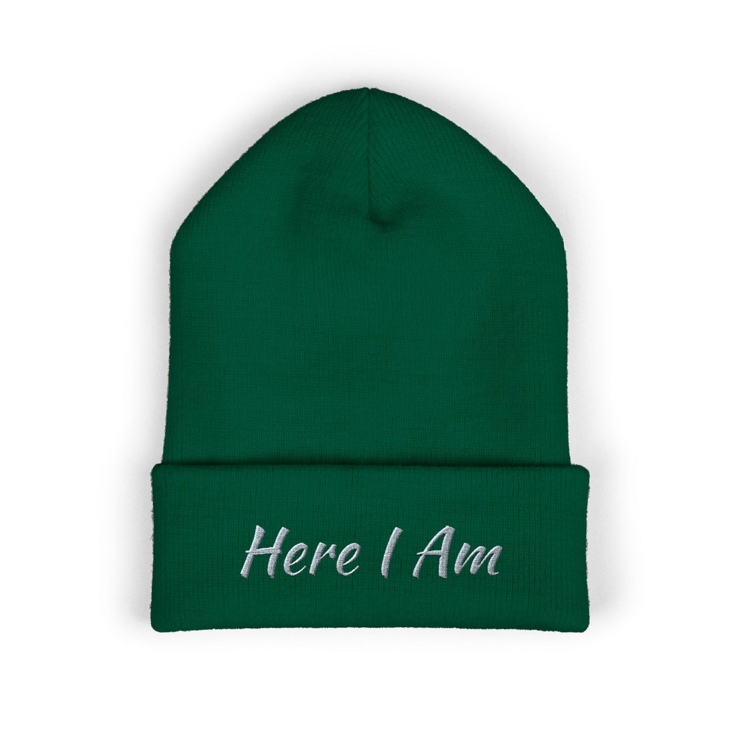 Here I Am Classic Cuffed Beanie (Embroidery)