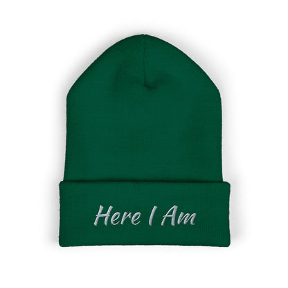 Here I Am Classic Cuffed Beanie (Embroidery)