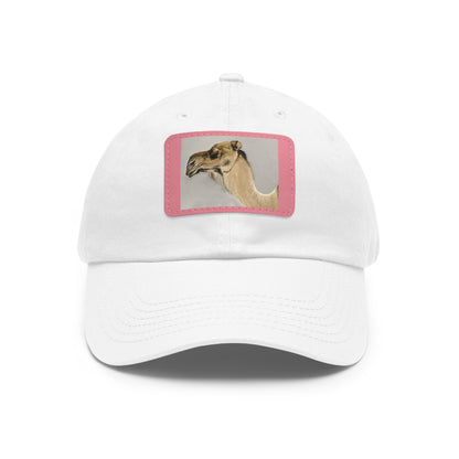 Clyde The Camel Hat with Leather Patch (Rectangle)