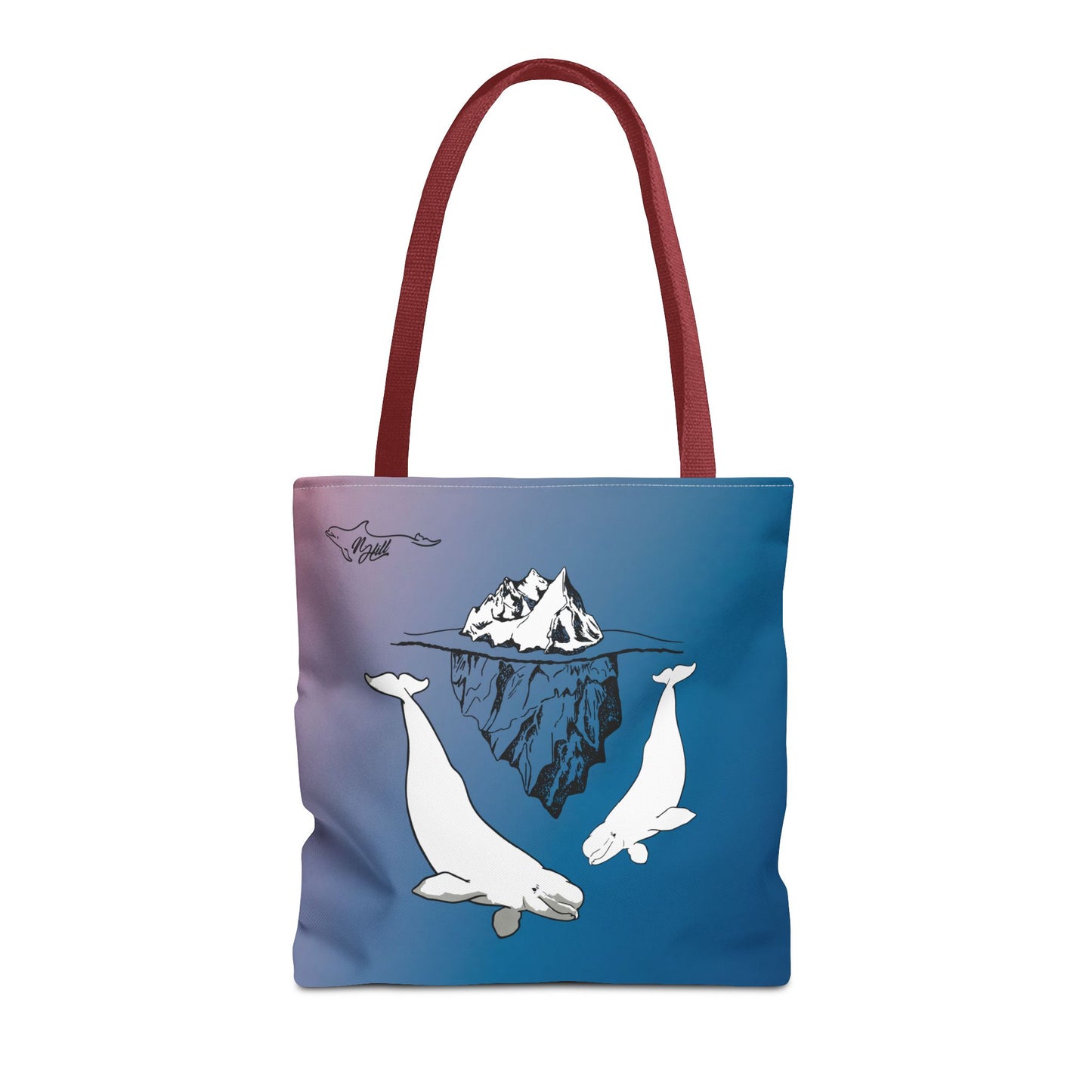 Beluga Whales Tote Bag (AOP)