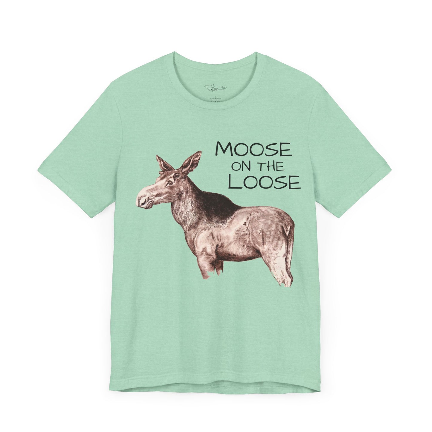 Moose On The Loose Unisex Jersey Short Sleeve Tee