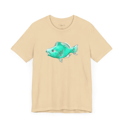 Blue Parrot Fish Unisex Jersey Short Sleeve Tee