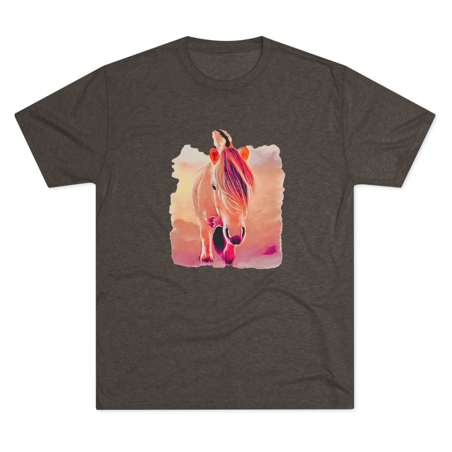 Norwegian Fjord Horse Tri-Blend Crew Tee