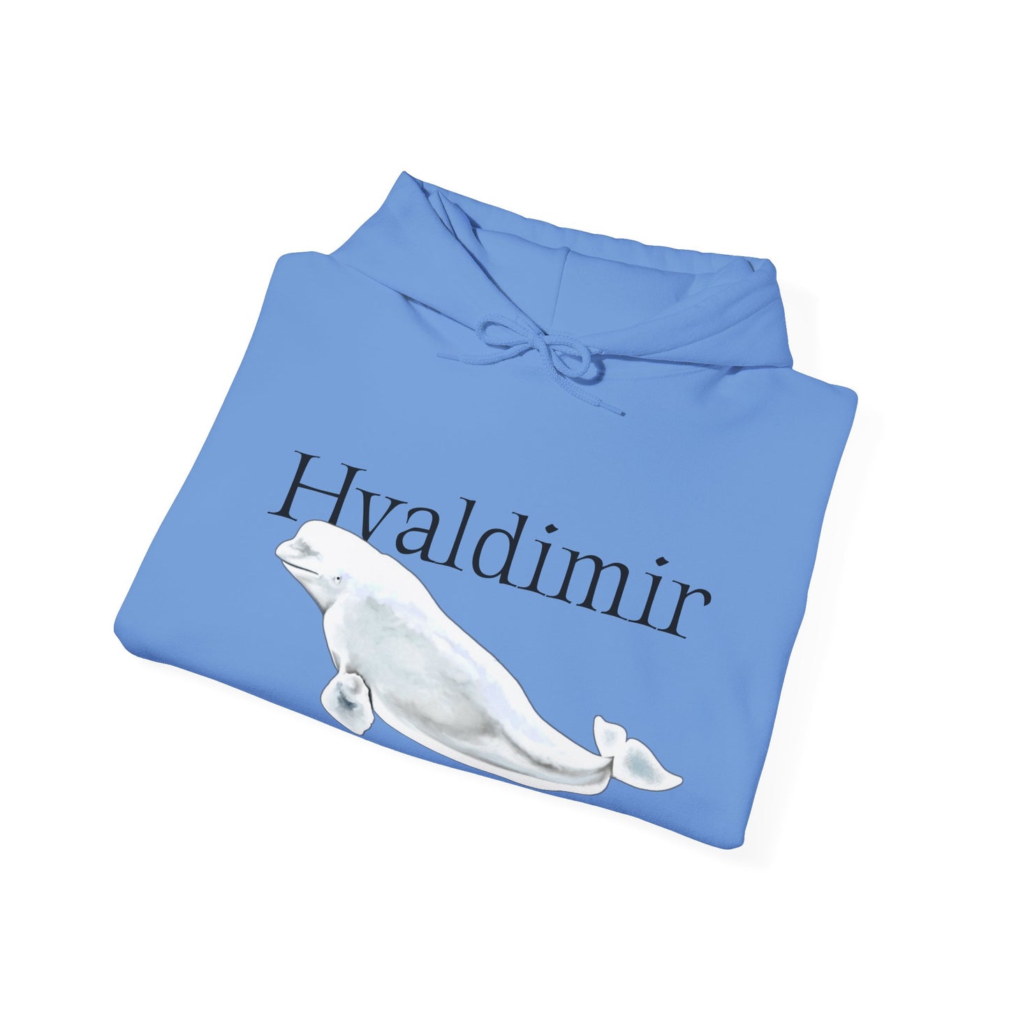 Hvaldimir Beluga Whale Unisex Heavy Blend™ Hooded Sweatshirt