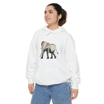 Elephant Unisex Garment-Dyed Hoodie
