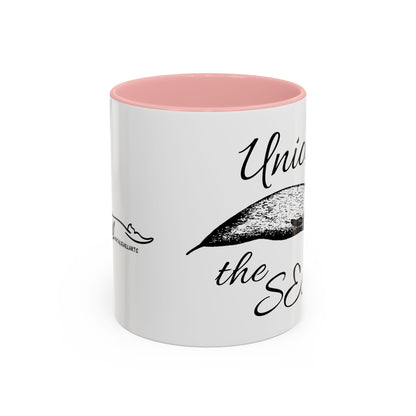 Unicorn of the Sea Accent Coffee Mug, 11oz