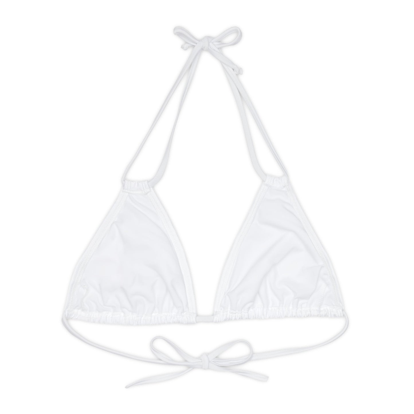 Otter Strappy Triangle Bikini Top (AOP)