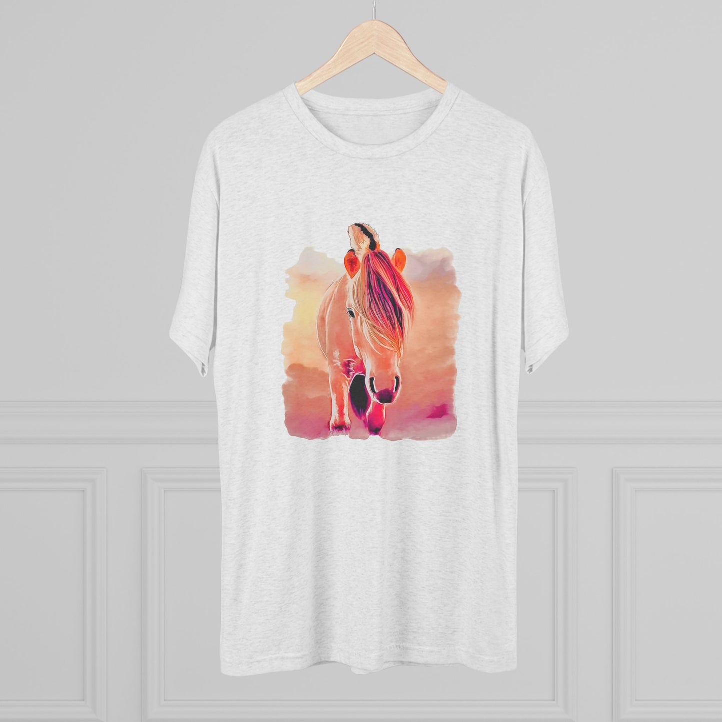 Norwegian Fjord Horse Tri-Blend Crew Tee