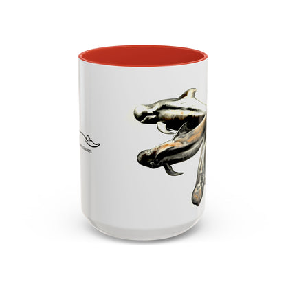 Pilot Whale Accent Coffee Mug, 15oz