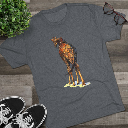 Giraffe Unisex Tri-Blend Crew Tee