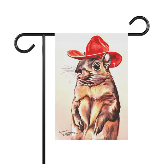 Peanut The Squirrel Garden & House Banner