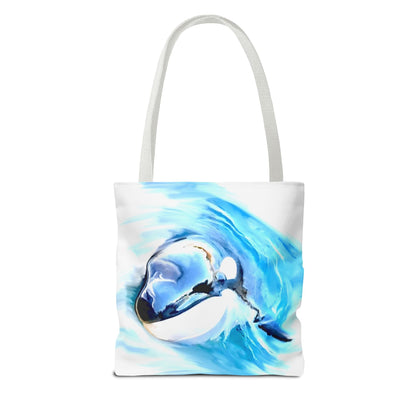 Curious Orca Tote Bag (AOP)