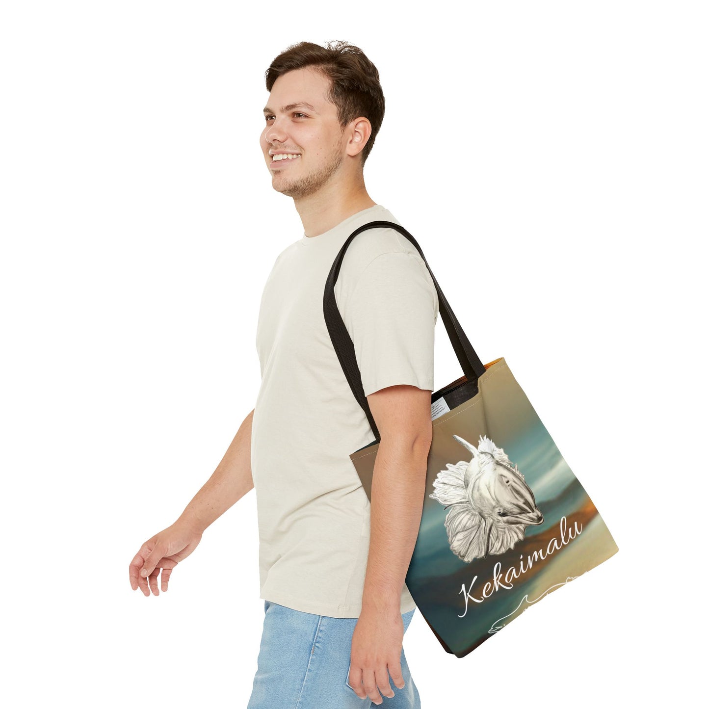 Kekaimalu Wholphin Tote Bag (AOP)