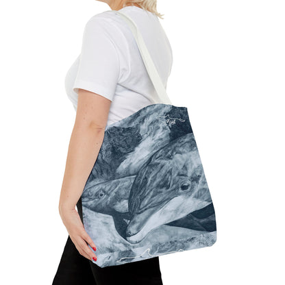 Dolphin Summit Tote Bag (AOP)