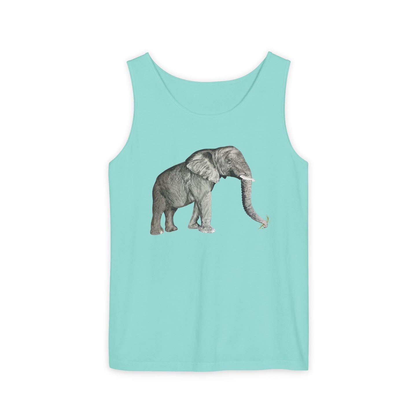 Elephant Unisex Garment-Dyed Tank Top