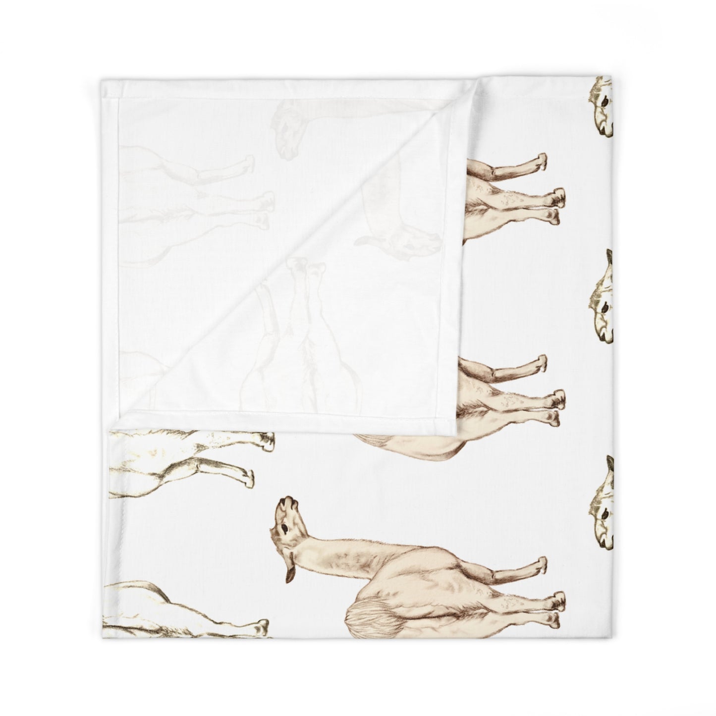 Llama Baby Swaddle Blanket