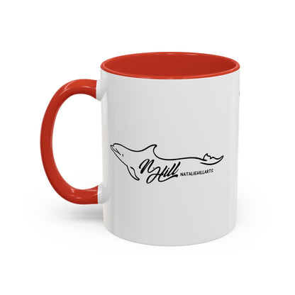 Dolphin Accent Coffee Mug, 11oz