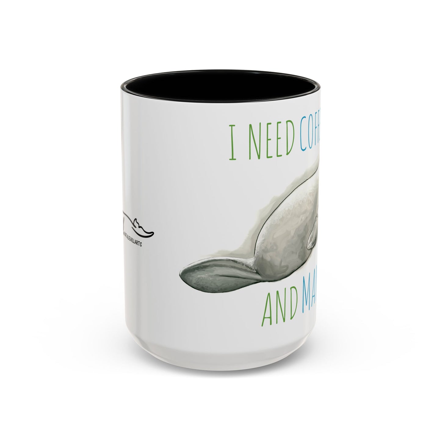 Manatee Accent Coffee Mug 15oz