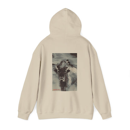 Natalie Hill Arts Bison Magpie Unisex Heavy Blend™ Hooded Sweatshirt