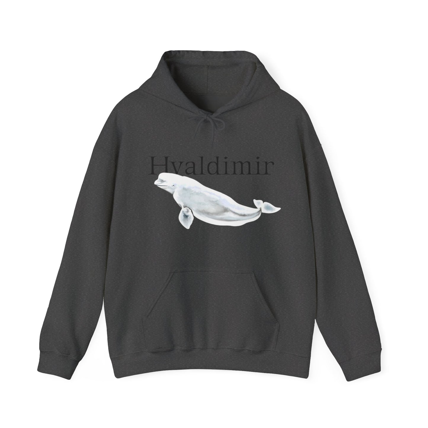 Hvaldimir Beluga Whale Unisex Heavy Blend™ Hooded Sweatshirt