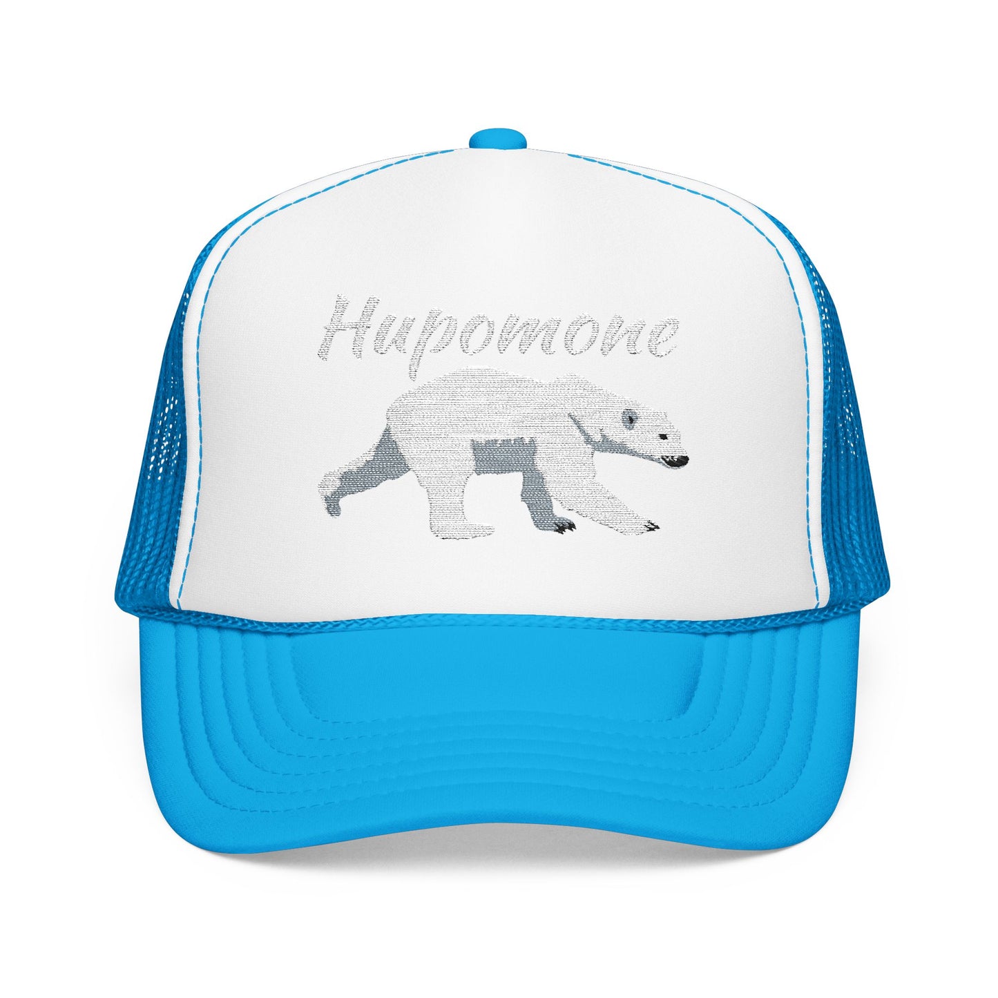 Hupomone Polar Bear Foam Trucker Hat (Embroidery)
