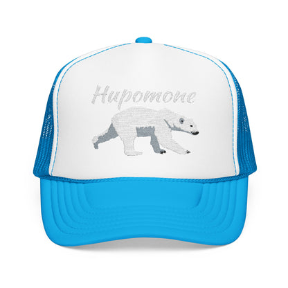 Hupomone Polar Bear Foam Trucker Hat (Embroidery)