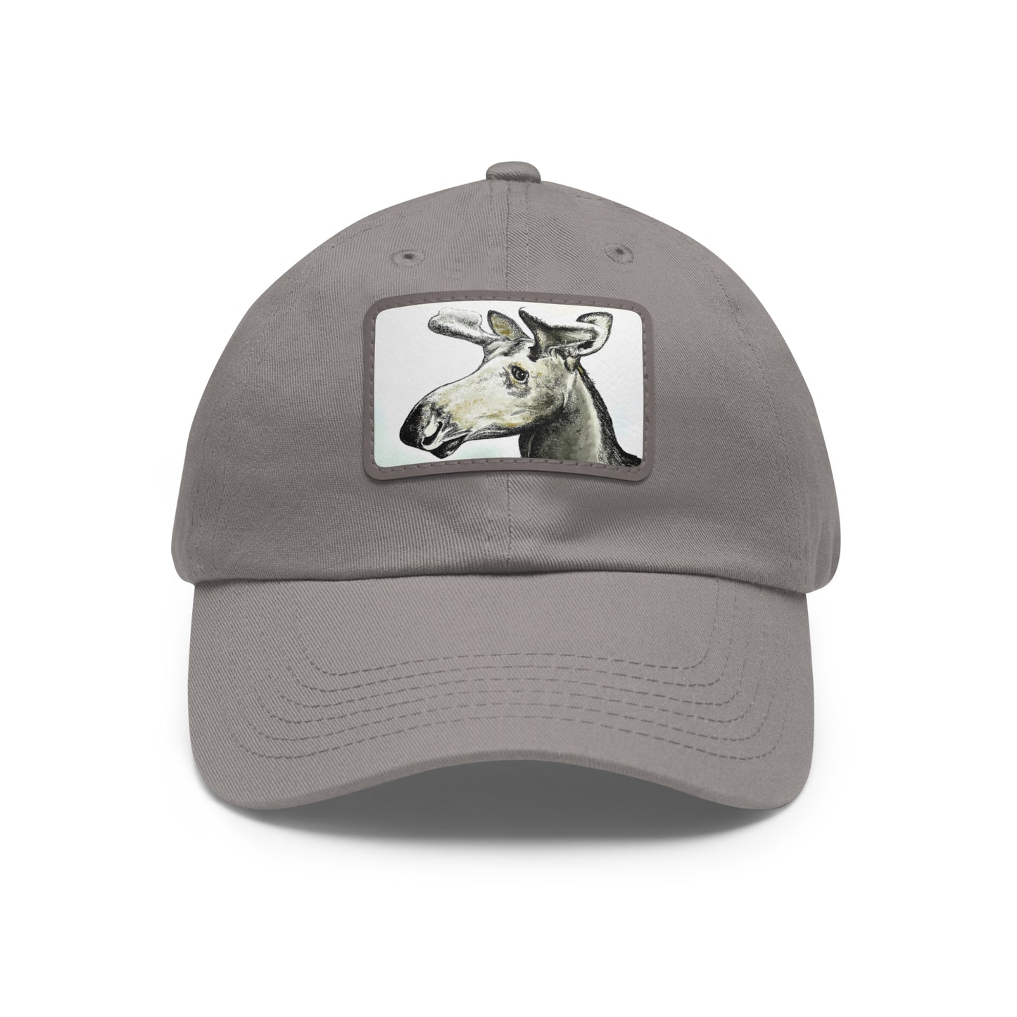 Hidden Springs Moose Hat with Leather Patch (Rectangle)