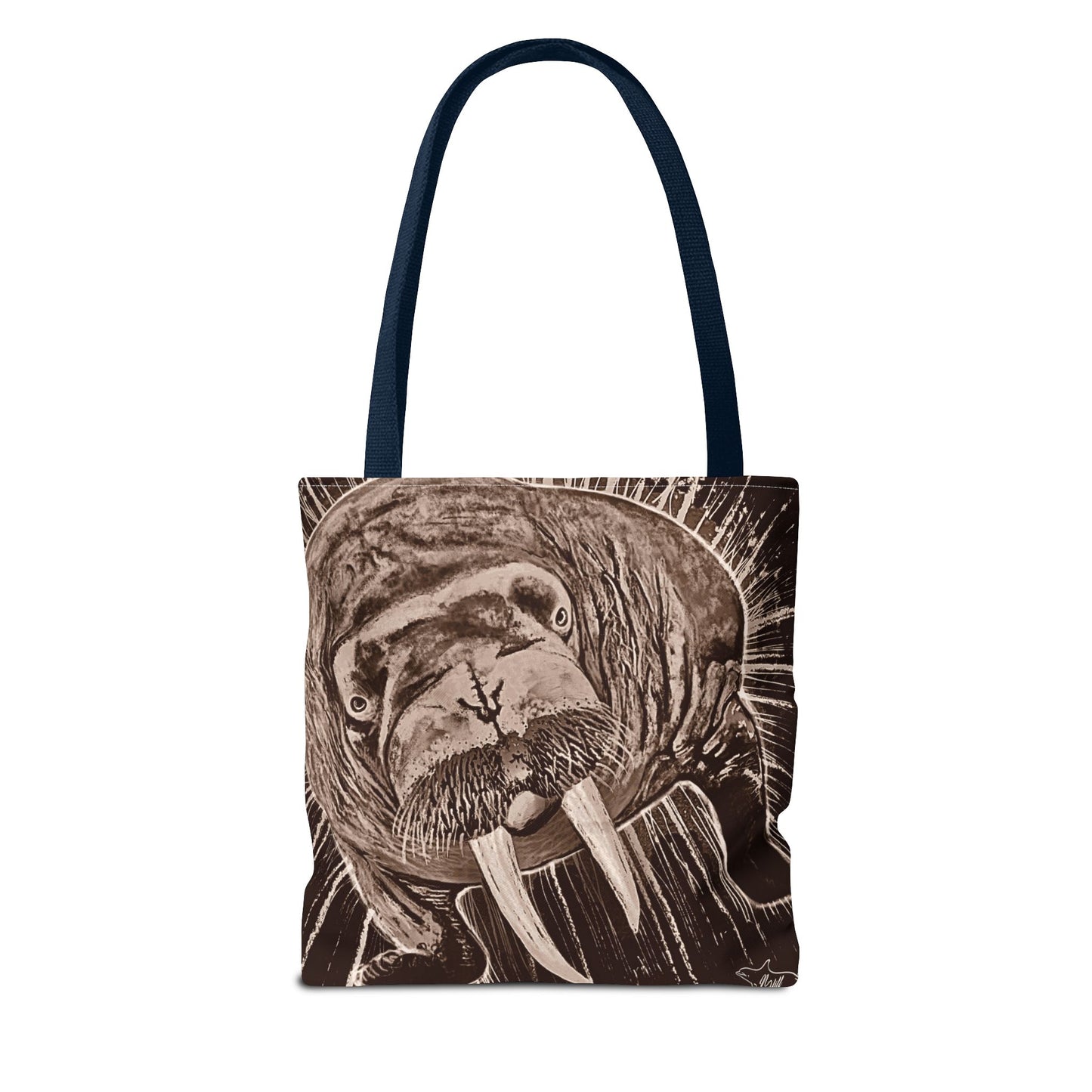 Stellar Walrus Tote Bag (AOP)