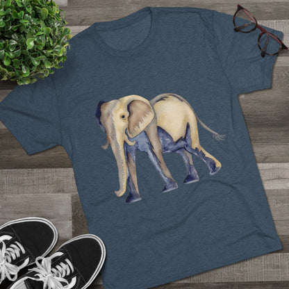 Elephant Unisex Tri-Blend Crew Tee