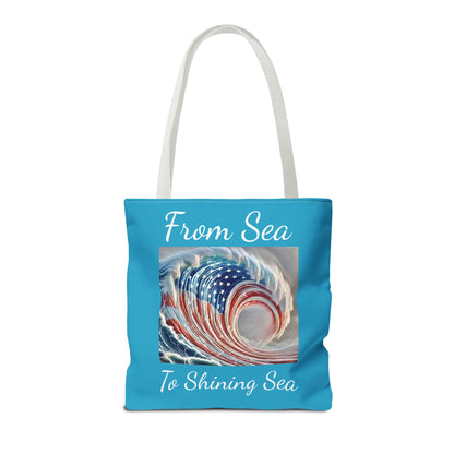 Flag Ocean Tote Bag (AOP)