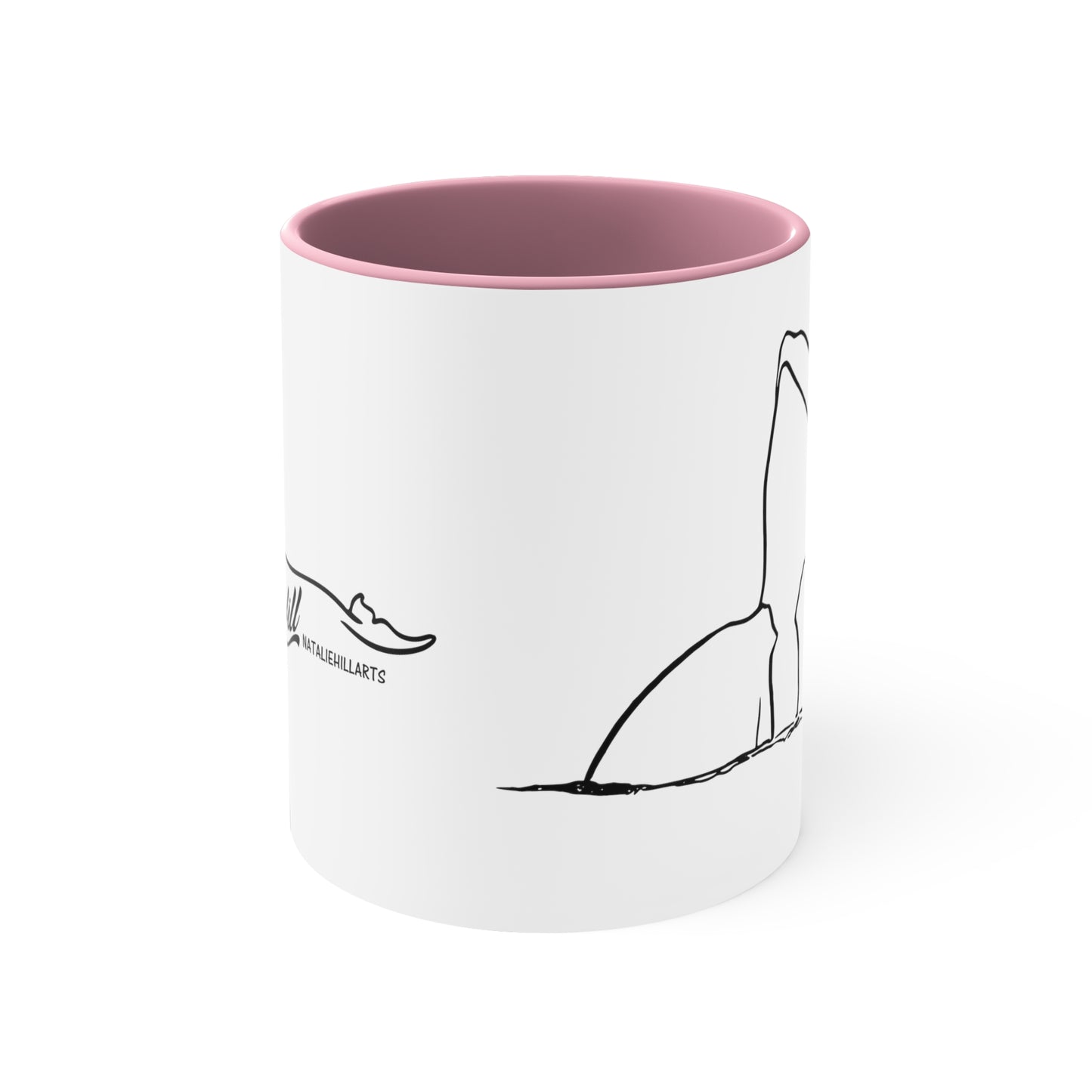 Orca Spy-Hop Accent Coffee Mug, 11oz