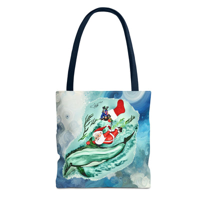 Deep Dive Delivery Santa Clause Tote Bag (AOP)