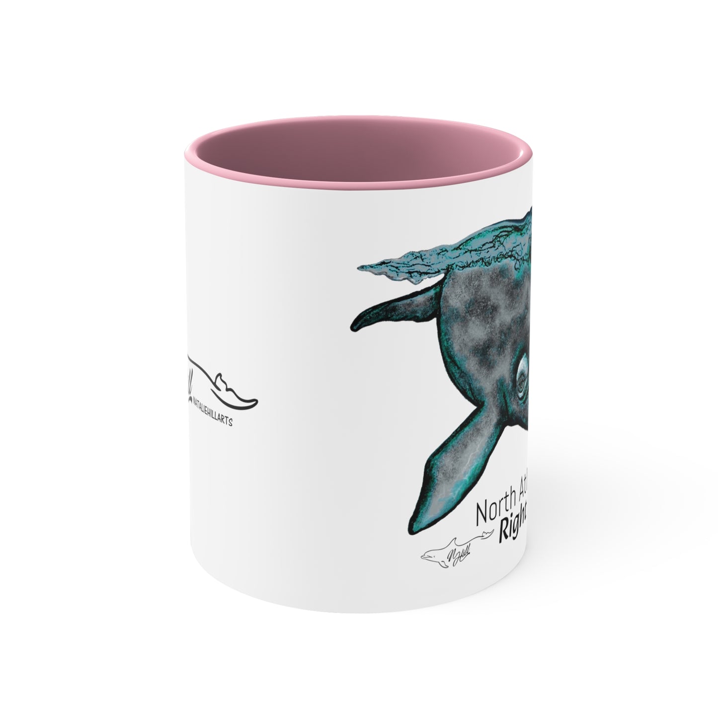 North Atlantic Right Whale Accent Coffee Mug, 11oz