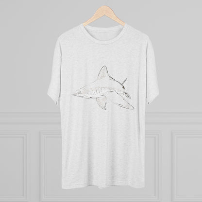 Shark Unisex Tri-Blend Crew Tee